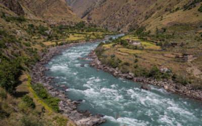 Karnali River near Shreenagar of  Humla District of Nepal.